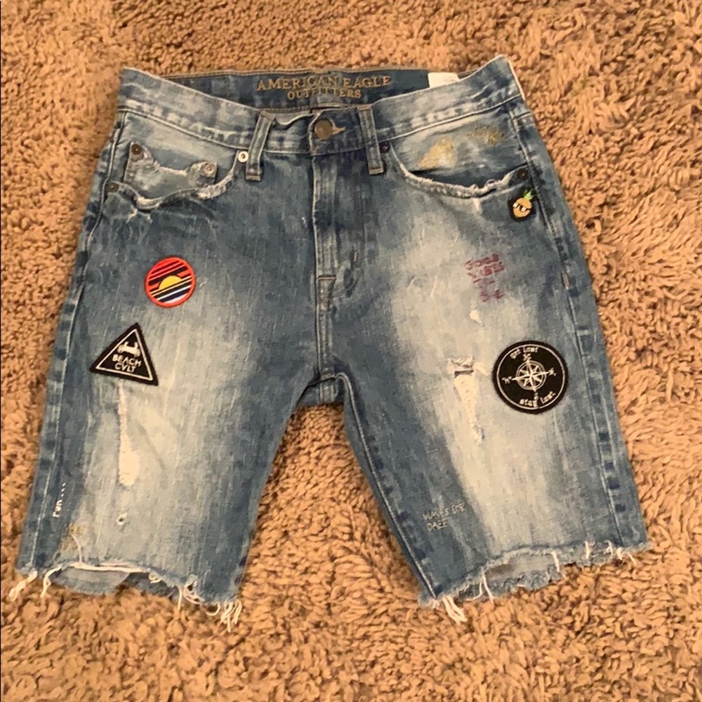 America Eagle Jean shorts.